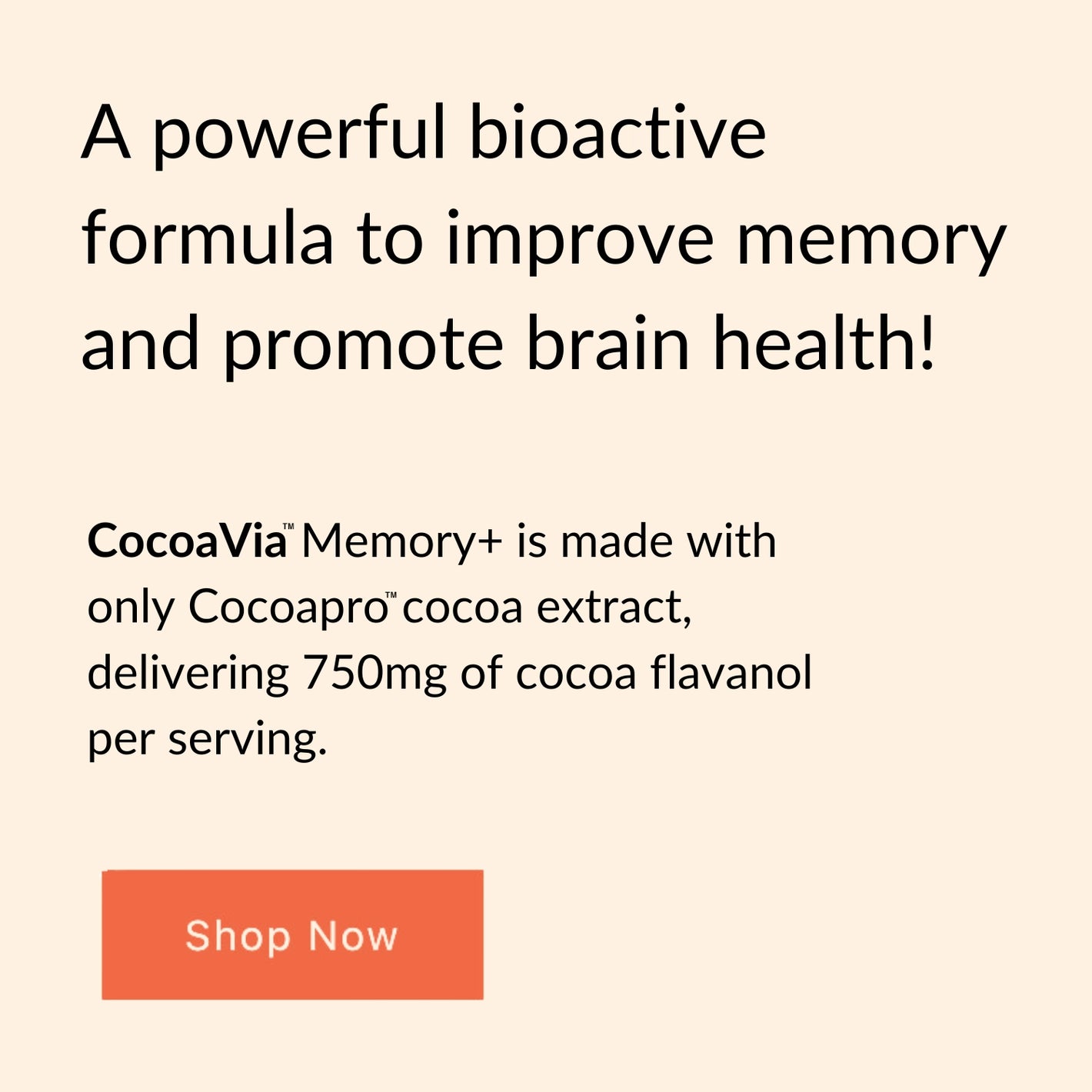 CocoaVia Brain Health